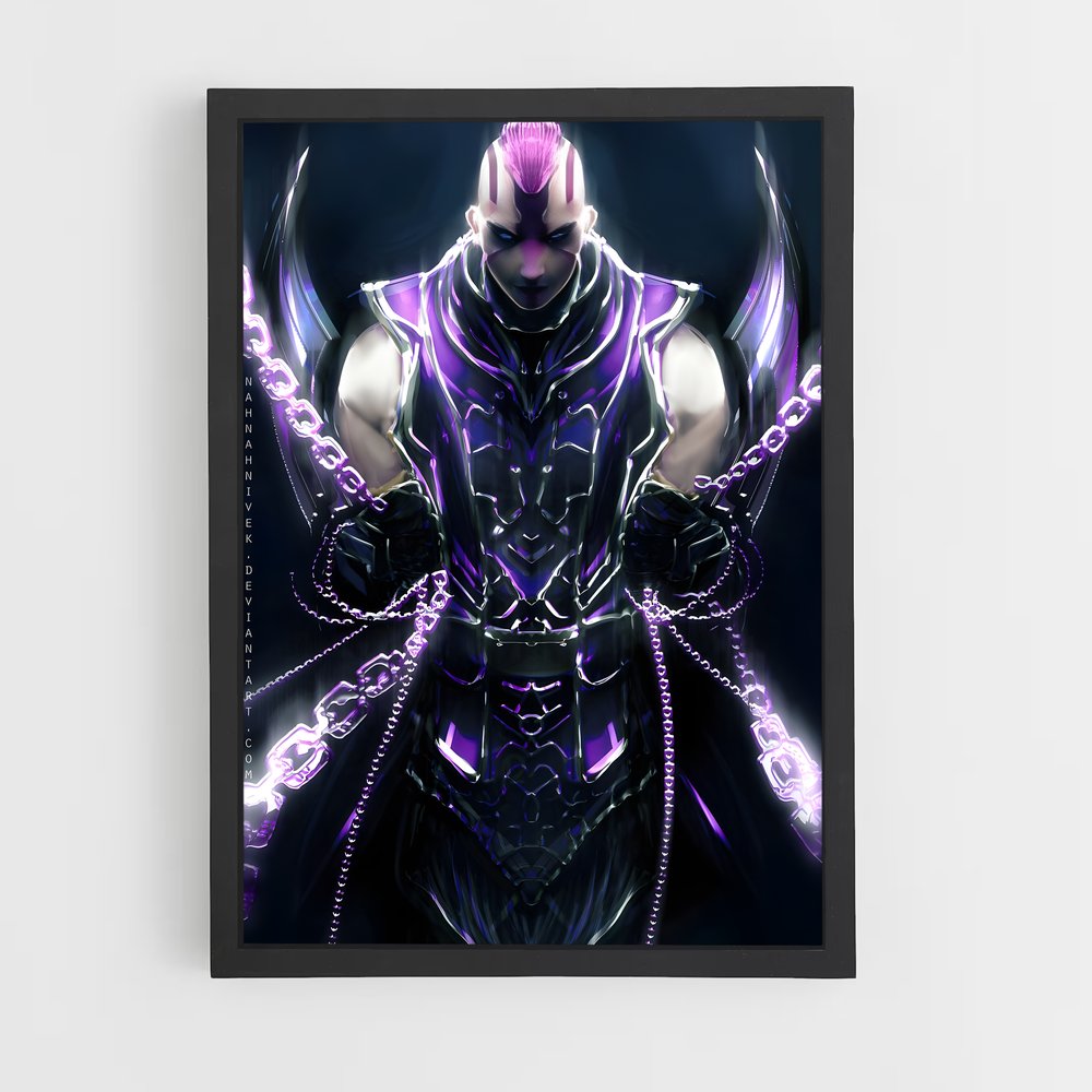 Poster L'Enchantement Violet – affiche Dota (vue 2)